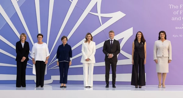 В Киев на саммит Зеленской приехали первые леди и джентльмены шести стран