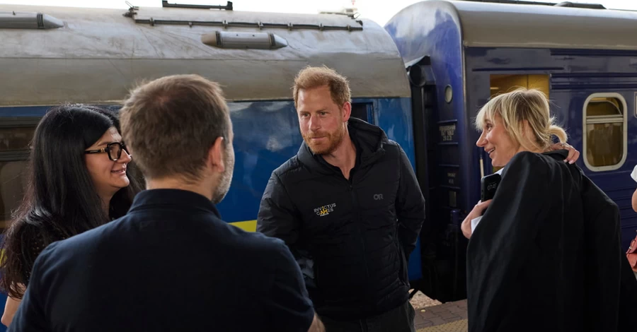 Принц Гаррі вперше приїхав до Києва