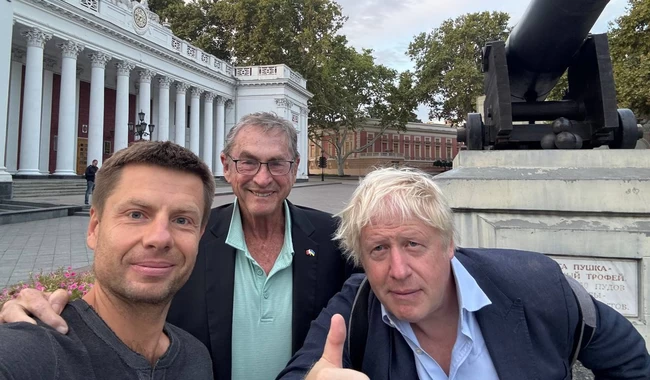 Борис Джонсон впервые посетил Одессу