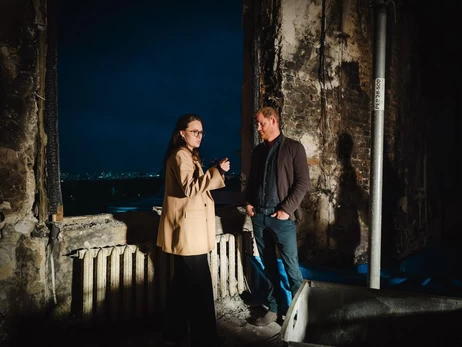 Свириденко показала принцу Гаррі Кабмін, пошкоджений ударом російського 