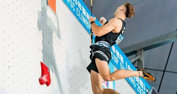 Український спортсмен встановив рекорд Європи у скелелазіння на швидкість