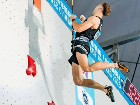 Український спортсмен встановив рекорд Європи у скелелазіння на швидкість