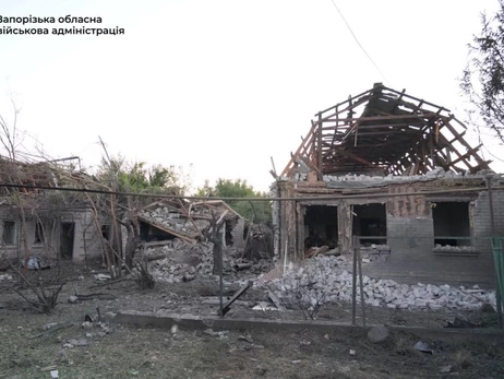 РФ ударила по Запорожскому району, разрушены дома, отсутствует электроснабжение