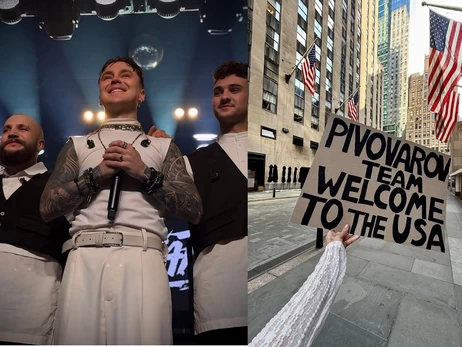 Артем Пивоваров виступив на Таймс-сквер у Нью-Йорку