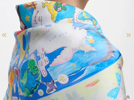 Мелании Трамп в Британии подарят особенный платок, сделанный руками украинских детей