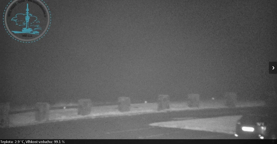 25 сентября в Чехии выпал первый снег