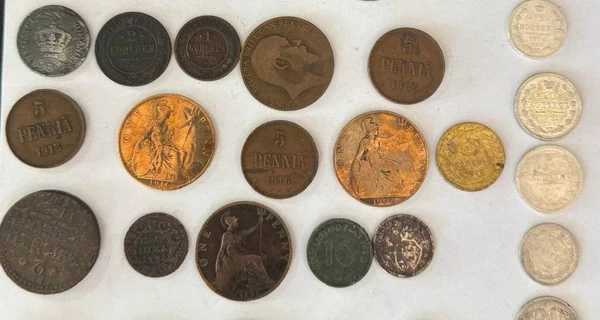 Из Украины пытались вывезти коллекцию монет 1734-1949 годов