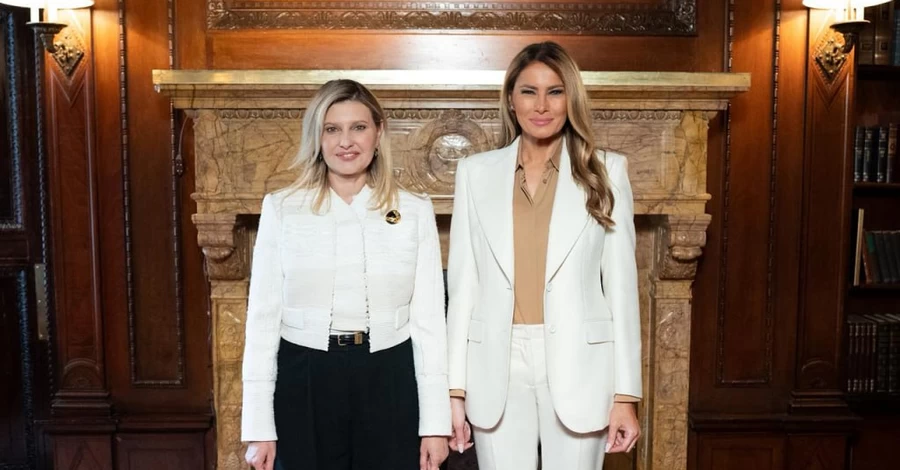 Олена Зеленська зустрілася з першою леді США Меланією Трамп