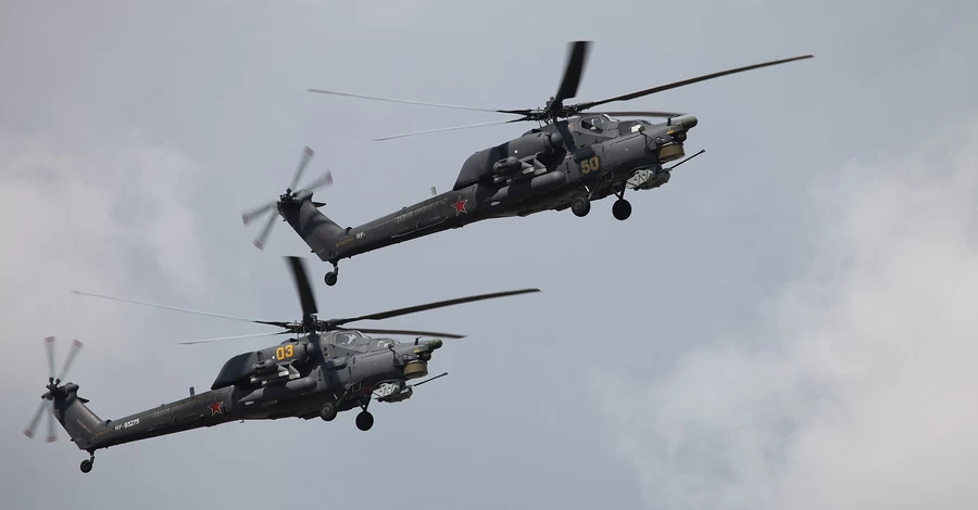 Українські військові знищили FPV-дроном російський Мі-28 