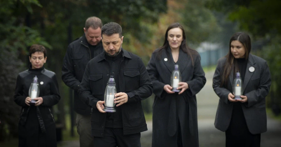 Зеленський вшанував памʼять жертв Бабиного Яру у 84-ті роковини трагедії 