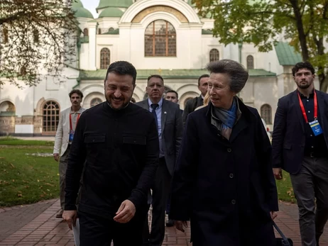 Принцеса Анна під час візиту до України зустрілася із президентом Зеленським