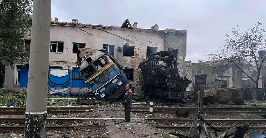 Россияне нанесли массированный удар по депо 