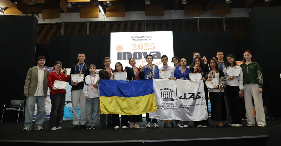 Українські школярі вибороли 15 золотих медалей на міжнародній виставці винаходів INOVA 2025