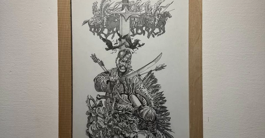 На выставке BookForum во Львове украли картину украинского художника Якутовича