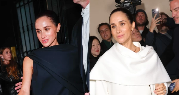 У двох образах: Меган Маркл відвідала Паризький тиждень моди у статусі герцогині