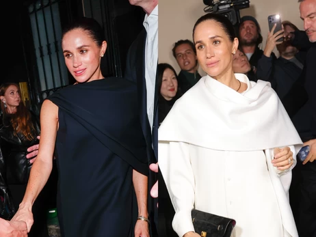 В двух образах: Меган Маркл посетила Парижскую неделю моды в статусе герцогини