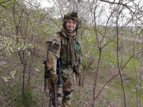 Поетеса і офіцер ЗСУ Олена Білозерська народила первістка