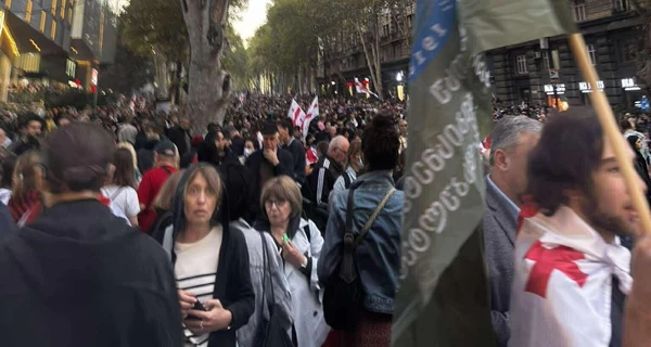 Грузины на улицах Тбилиси: Украина уже победила