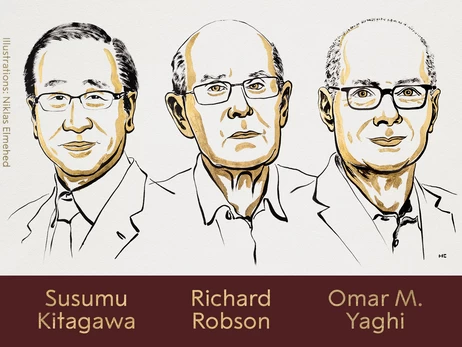 Нобелевскую премию по химии дали трем ученым за разработку металлорганических каркасов