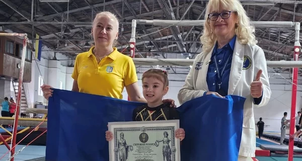 6-летняя львовянка установила мировой рекорд Гиннеса по подъемам-переворотам