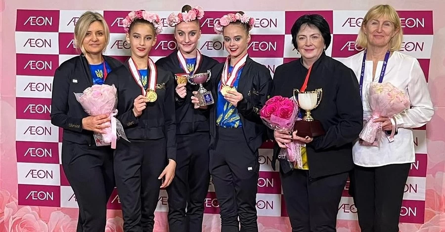 Украина впервые выиграла клубный чемпионат мира по художественной гимнастике