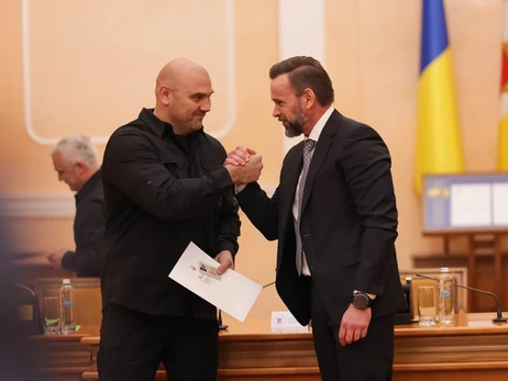 В Одессе представили руководителя ГВА Лысака и спросили о памятнике Пушкину