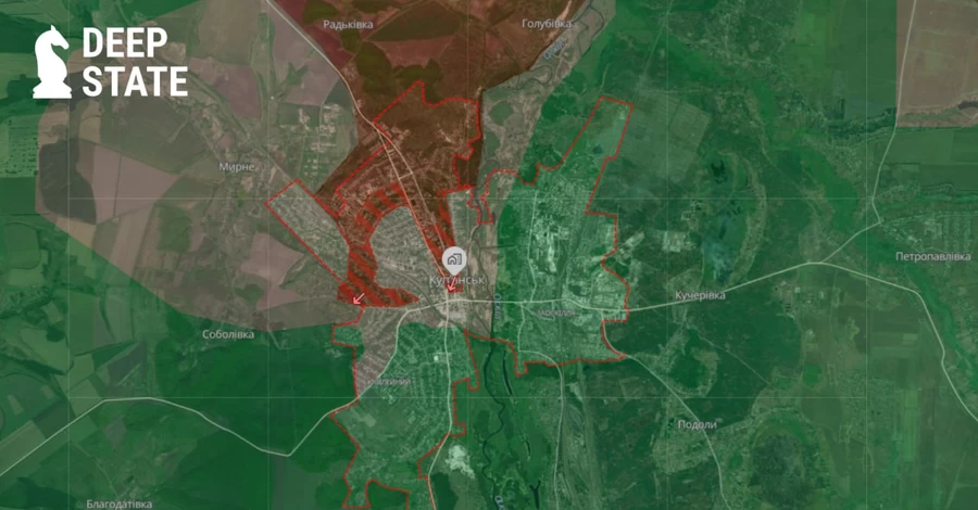 Росіяни розширили контроль у центрі Куп'янська і продовжують накопичувати сили, - DeepState