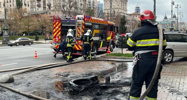 Полиция задержала мужчину, который поджег шины под КГГА