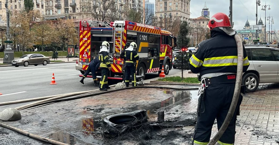 Полиция задержала мужчину, который поджег шины под КГГА