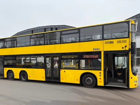 В Киеве на выходных впервые на маршрут выйдет двухэтажный автобус