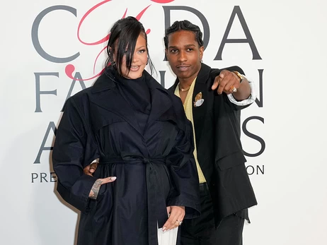 Ріанна та A$AP Rocky вийшли на червоний хідник вперше після народження третьої дитини