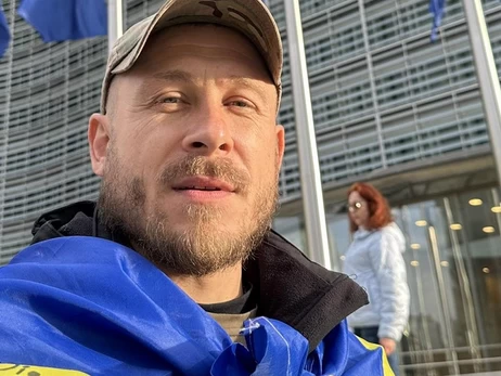 Ветеран Андрій Маджаров пішки здолав 1500 кілометрів від українсько-польського кордону до Брюсселя