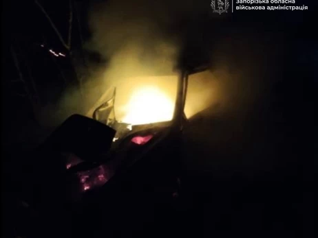 На Запоріжжі російський дрон атакував цивільне авто - чоловік загинув, його дружина у лікарні