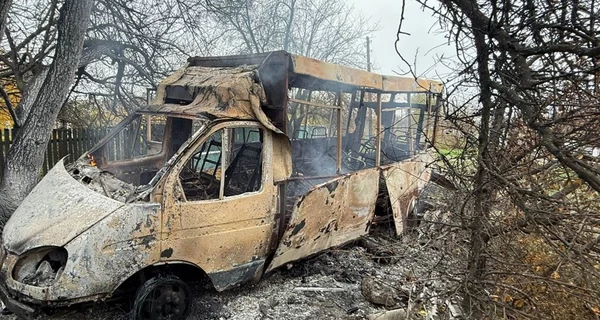 Российские дроны в Донецкой области атаковали маршрутку и велосипедиста -  есть погибший, 5 раненых 