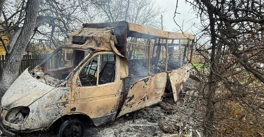 Российские дроны в Донецкой области атаковали маршрутку и велосипедиста -  есть погибший, 5 раненых 