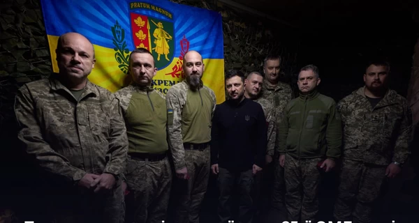 Зеленський прибув на Оріхівський напрямок