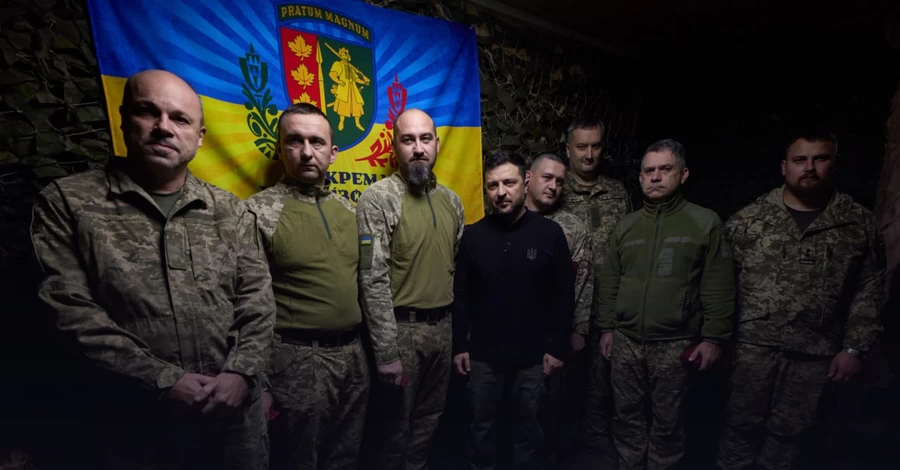 Зеленський прибув на Оріхівський напрямок