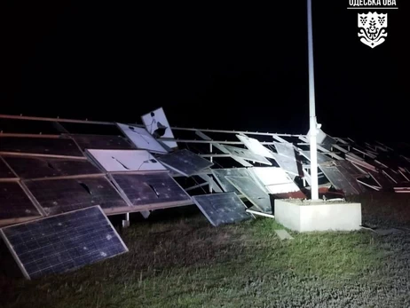 Россияне атаковали в Одесской области солнечную электростанцию