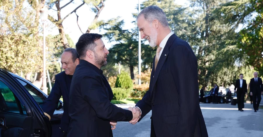 Зеленський зустрівся з королем Іспанії Феліпе VI