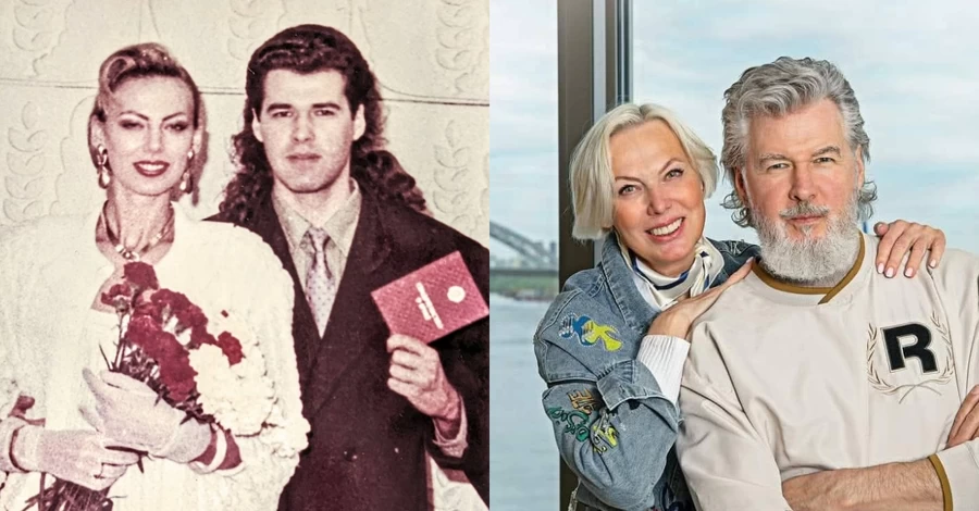 Вячеслав и Ирина Дюденко показали архивный свадебный снимок к 37-летию брака