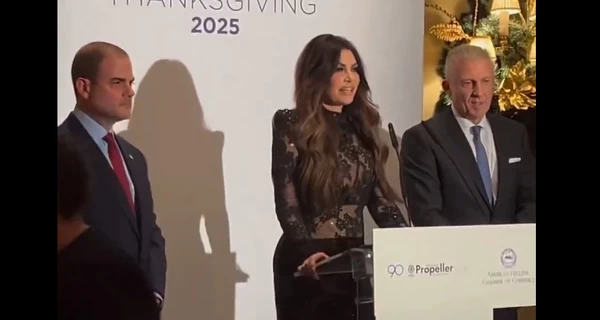 Прозрачное платье посла США в Греции произвело фурор на гала-вечере в Афинах 