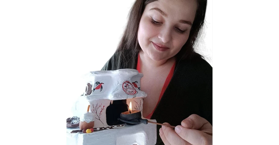 Греющая душу печь: мастерица с Полтавщины создает миниатюрные подсвечники-обереги