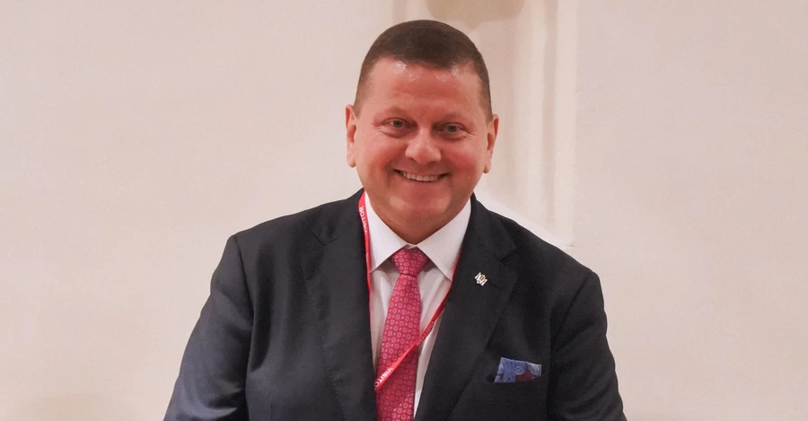 Валерий Залужный вернулся в Украину и показал селфи с женой 