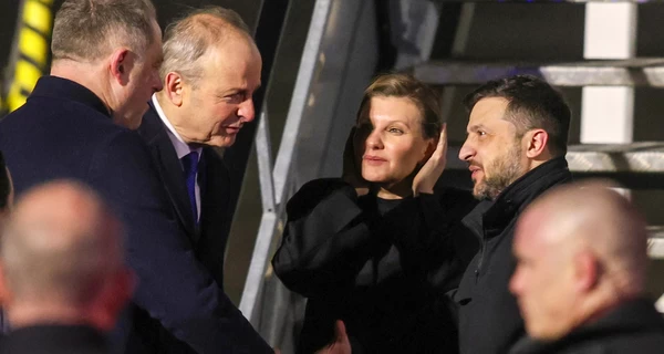 Зеленський разом з першою леді прибули у Дублін