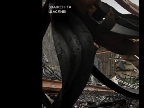 В Киеве в результате российского удара полностью разрушен павильон, где снимали телевизионные шоу СТБ