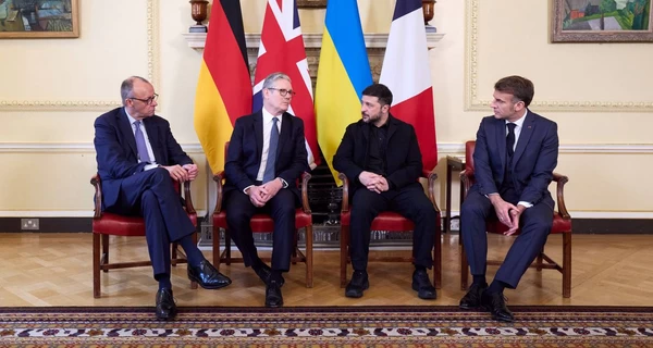 В Лондоне началась встреча Зеленского, Стармера, Макрона и Мерца