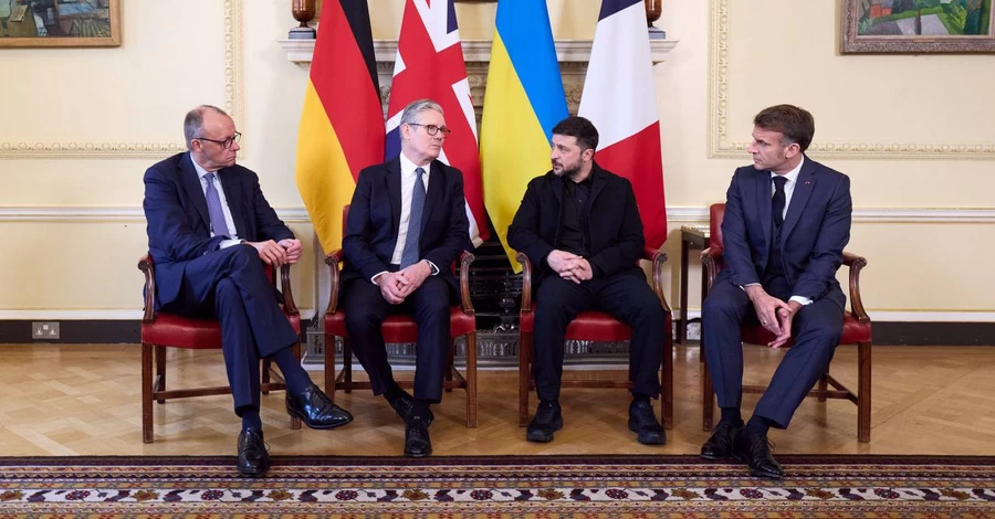 В Лондоне началась встреча Зеленского, Стармера, Макрона и Мерца