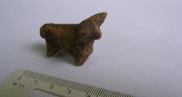 На Прикарпатті археологи знайшли глиняну фігурку бичка, якій близько 6 тисяч років