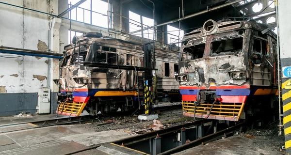 Россияне уничтожили в Фастове железнодорожное депо и 27 вагонов