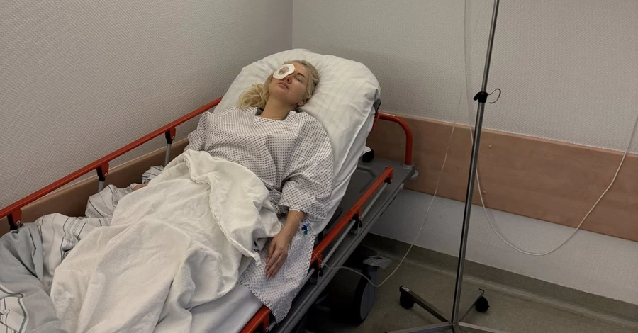 Екатерина Бужинская перенесла операцию после серьезной травмы глаза